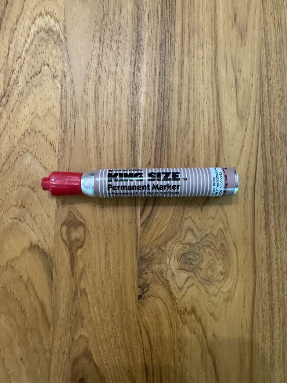 Vintage Sanford King Size Red Permanent Marker 15000